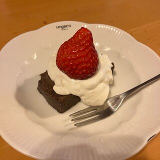 ガトーショコラ風 豆腐で作るお手軽チョコケーキ！